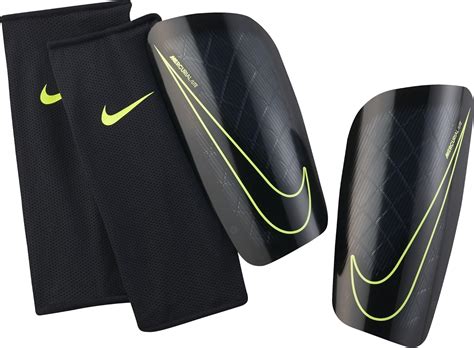 nike herren mercurial lite schienbeinschoner schwarz volt l|Nike Mercurial Lite .